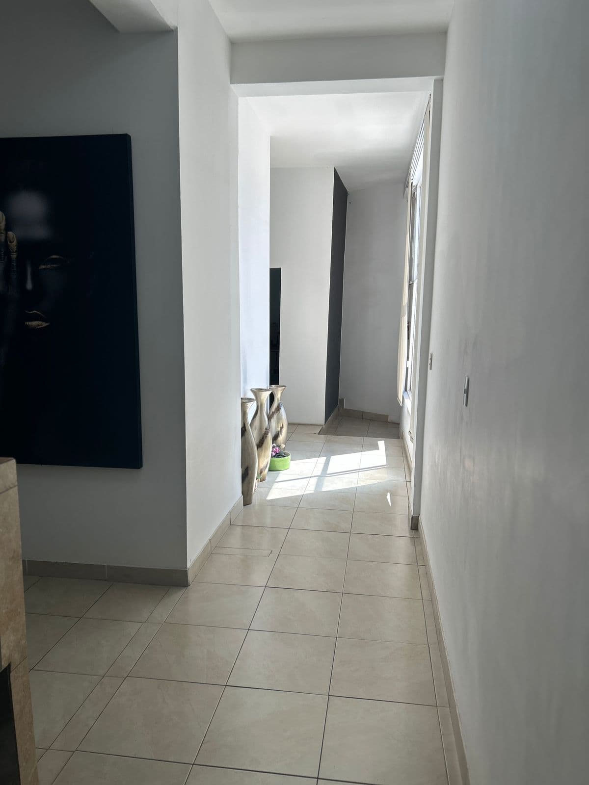 Pasillo y áreas amplias